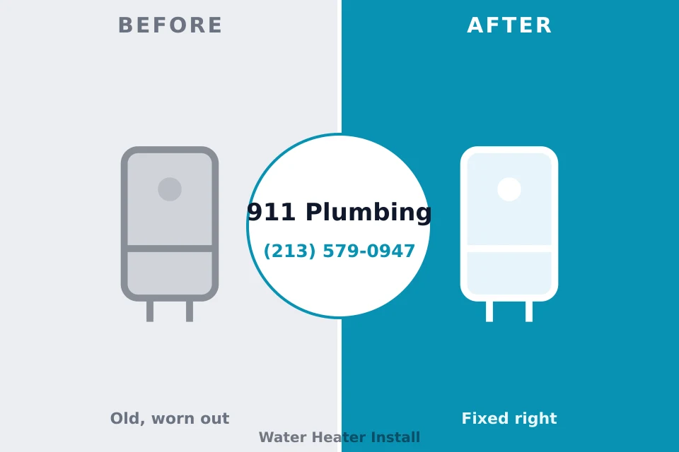 Before and after: plumbing repair Valle Vista, AZ